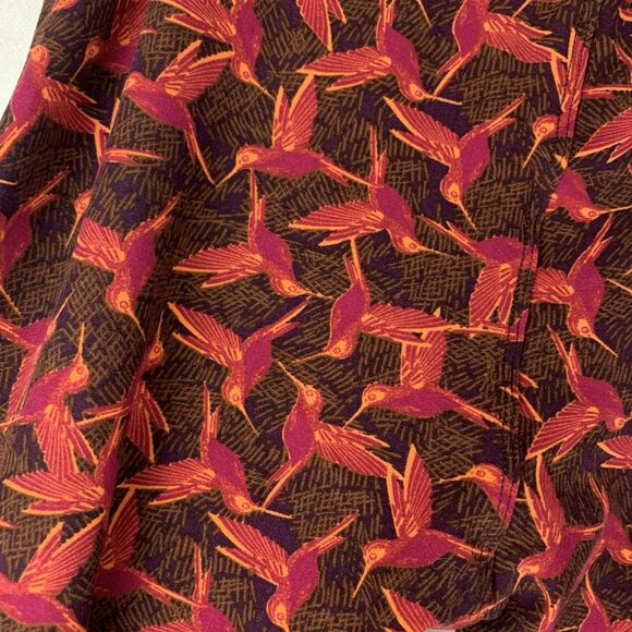 Lularoe leggings sport birds Hummingbirds abstract comfort rn142161 retro - Picture 6 of 16